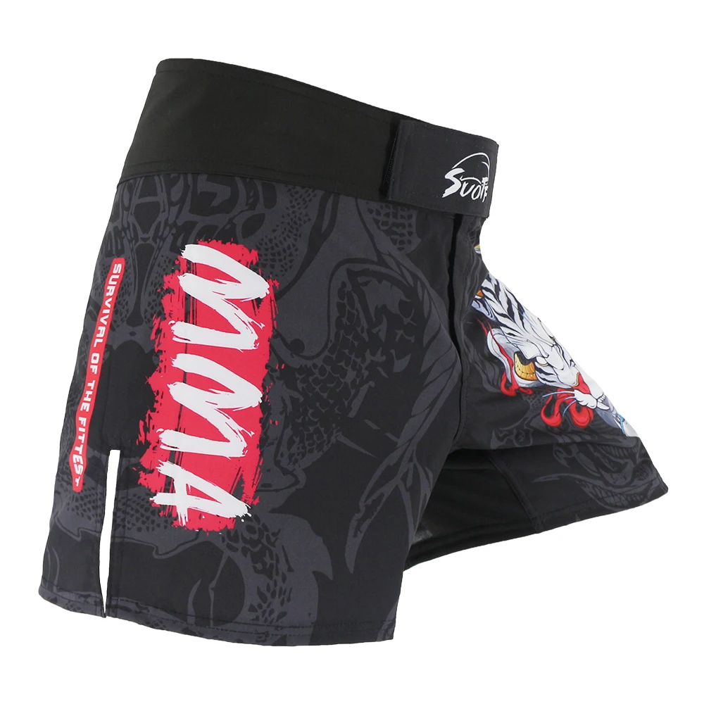 MMA سراويل الملاكمة المختلطة فنون الدفاع عن النفس القتال الرجال الملاكمة السراويل الرياضية MMA السراويل الملاكمة التايلاندية السراويل ساندا