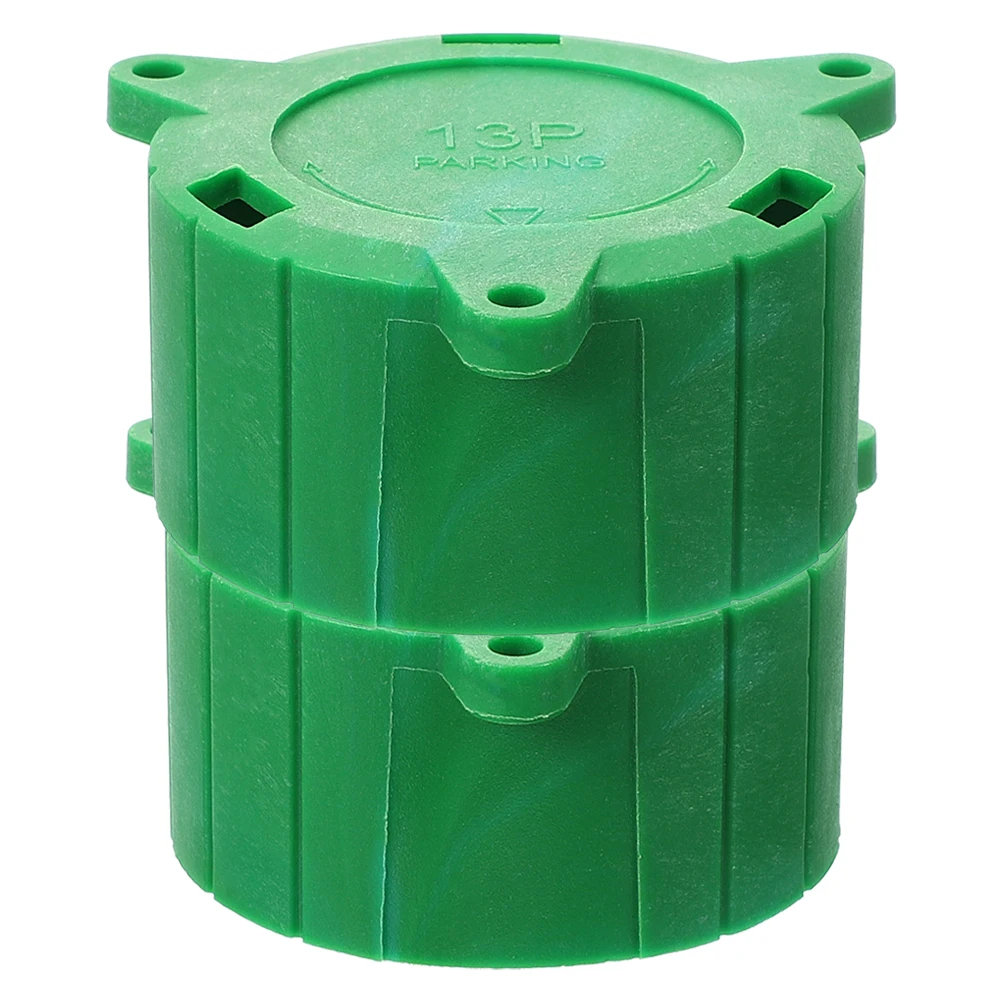

2pcs 13P Plug Holder Trailer Connector Protector Cap Wear Resistant Easy Install Secure Fit Long Lasting Plastic 13 Pin Parking