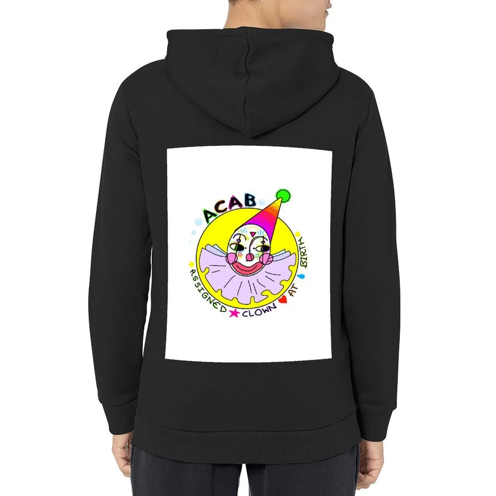 

ACAB Assigned Clown At Birth Hoodie men clothing men's sweat-shirt mens clothes autumn hoodie