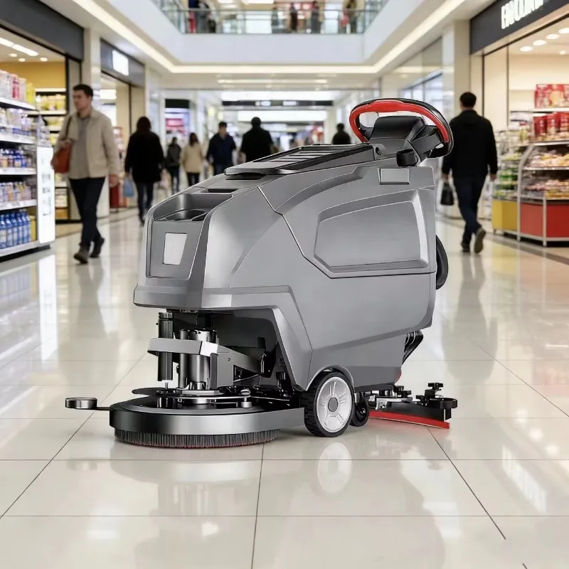 

New Hand-Push Electric Scrubber: High-Power, Low-Noise For Multi-Floor Types Ideal For Paint, Tile, Marble & Cement Floors