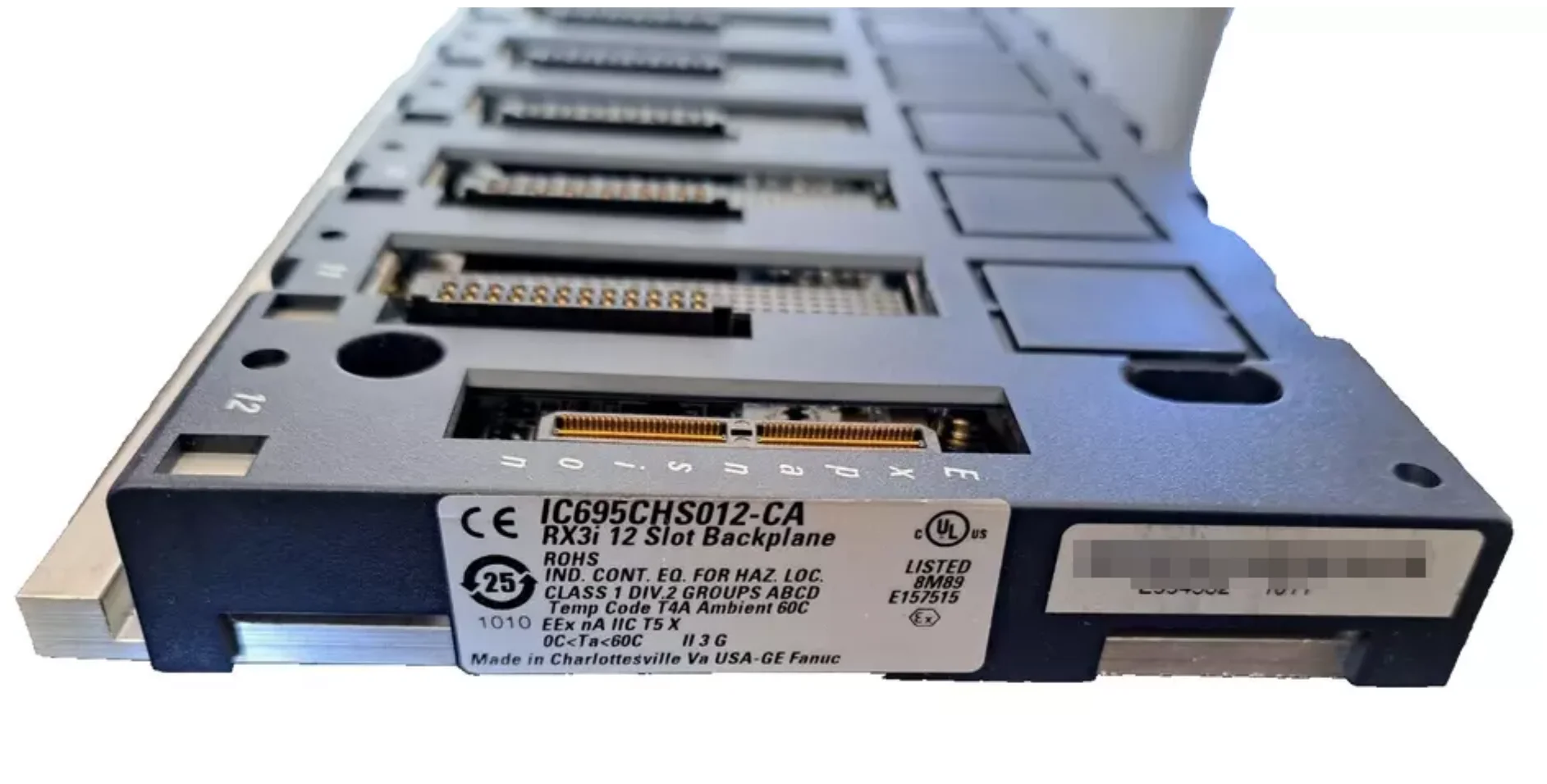 Brand New GE Fanuc RX3i Slot Universal Base Backplane IC695CHS012