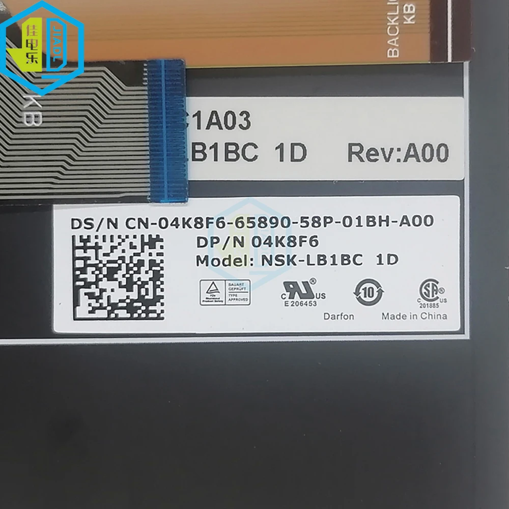 Imagem -05 - Teclado Retroiluminado para Laptop Inglês Nós para Dell Alienware 15 13 r1 r2 04k8f6 4k8f6 Nsk-lb1bc