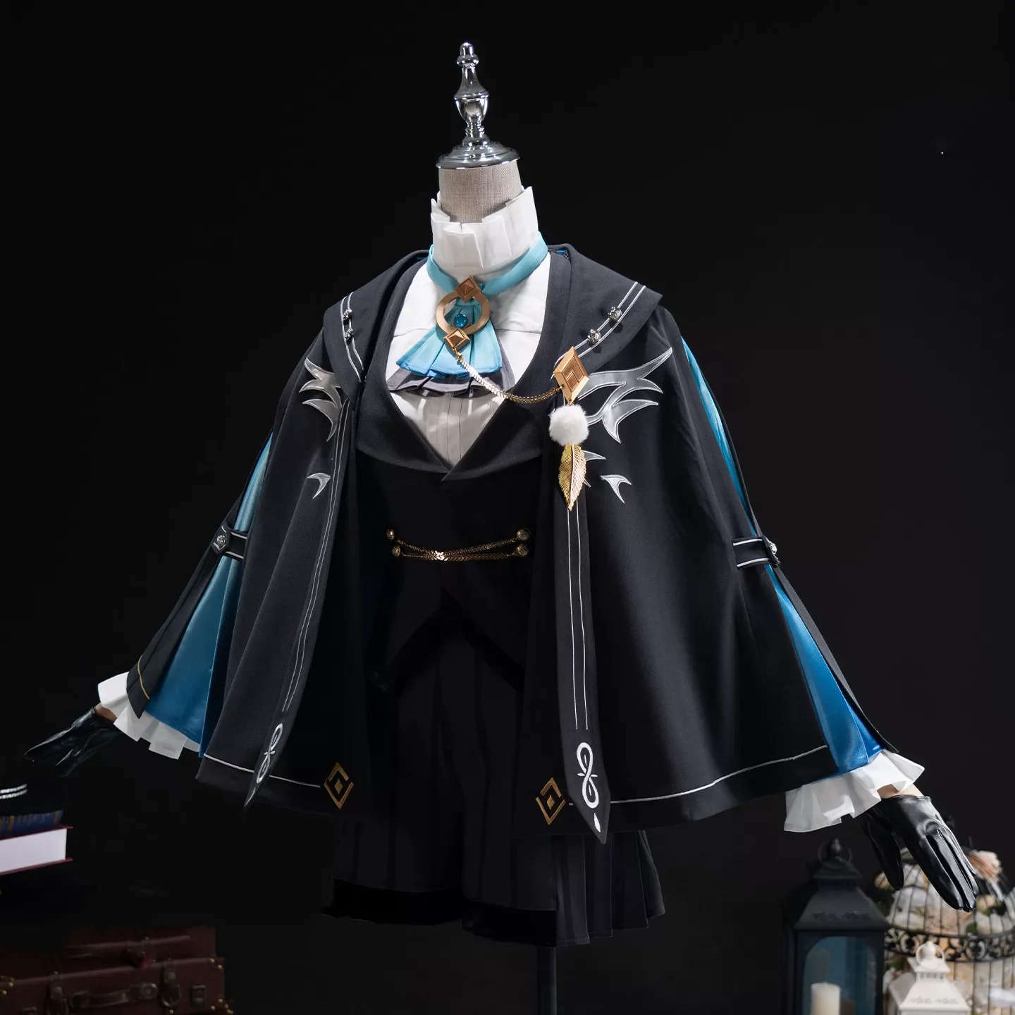 Wanderer Costumes Genshin Impact Wanderer Clothes Cosplay Costume Wig Shoe Mask Anime Costume Outfit Costume Full Set
