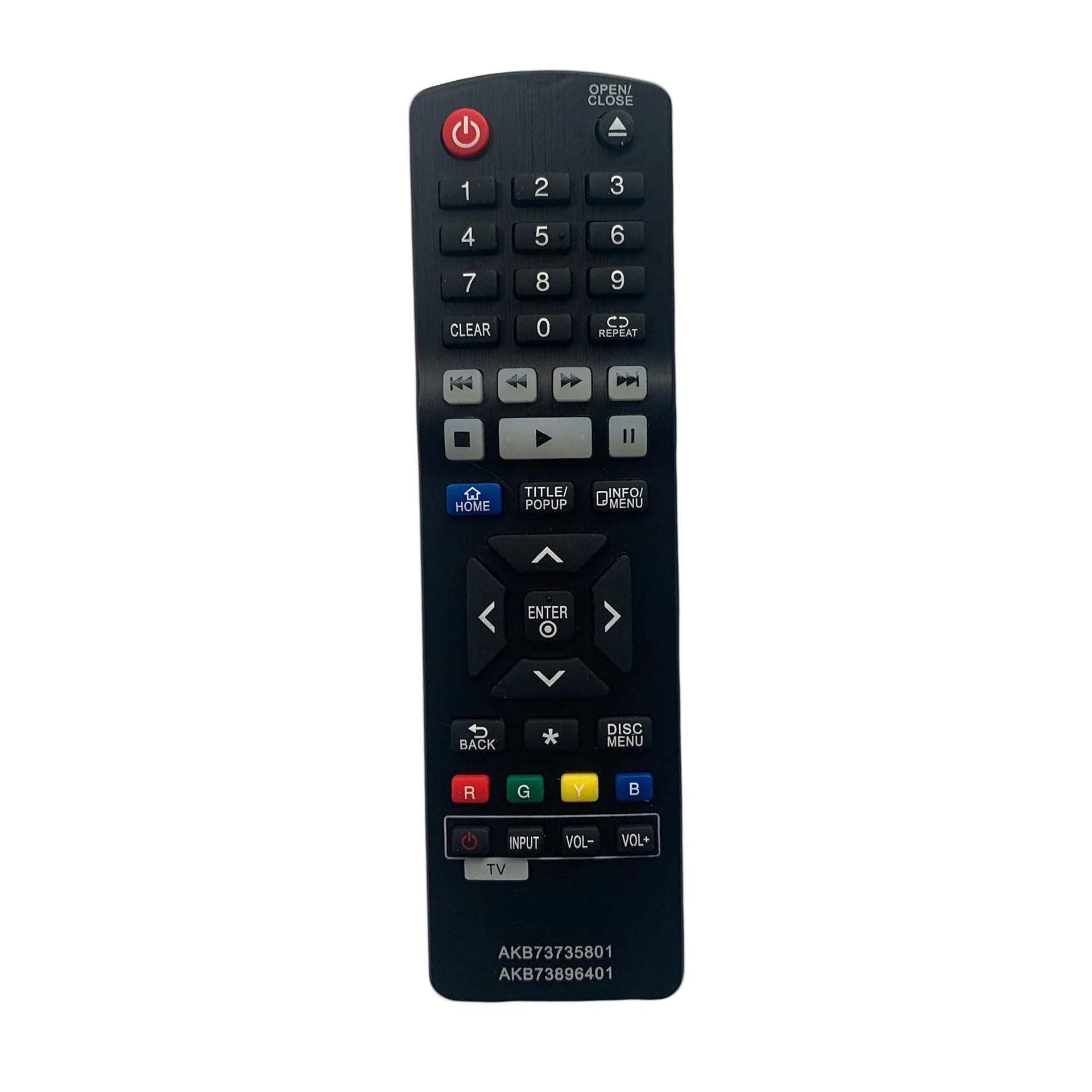 New Remote Control For-LG BD370 BP430 BD520 BD560 BD561 BD565 BD620 BD660 BD670 BD572 BD580 BD590 BD592 Blu-ray Disc DVD Player