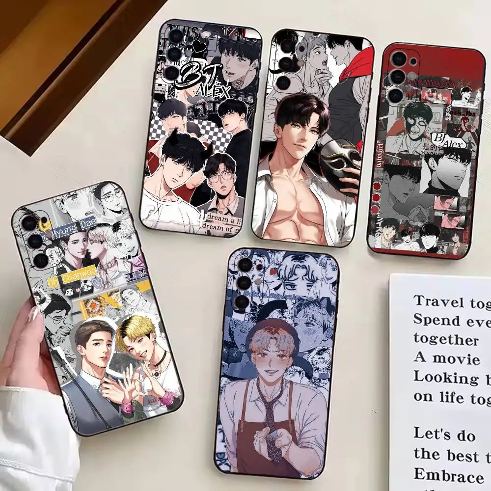

Hot C-Comics B-Bj A-Alexs Phone Case For Samsung S25,S24,S21,S22,S23,S30,Ultra,S20,Plus,Fe,Lite,Note,10,Black Cover