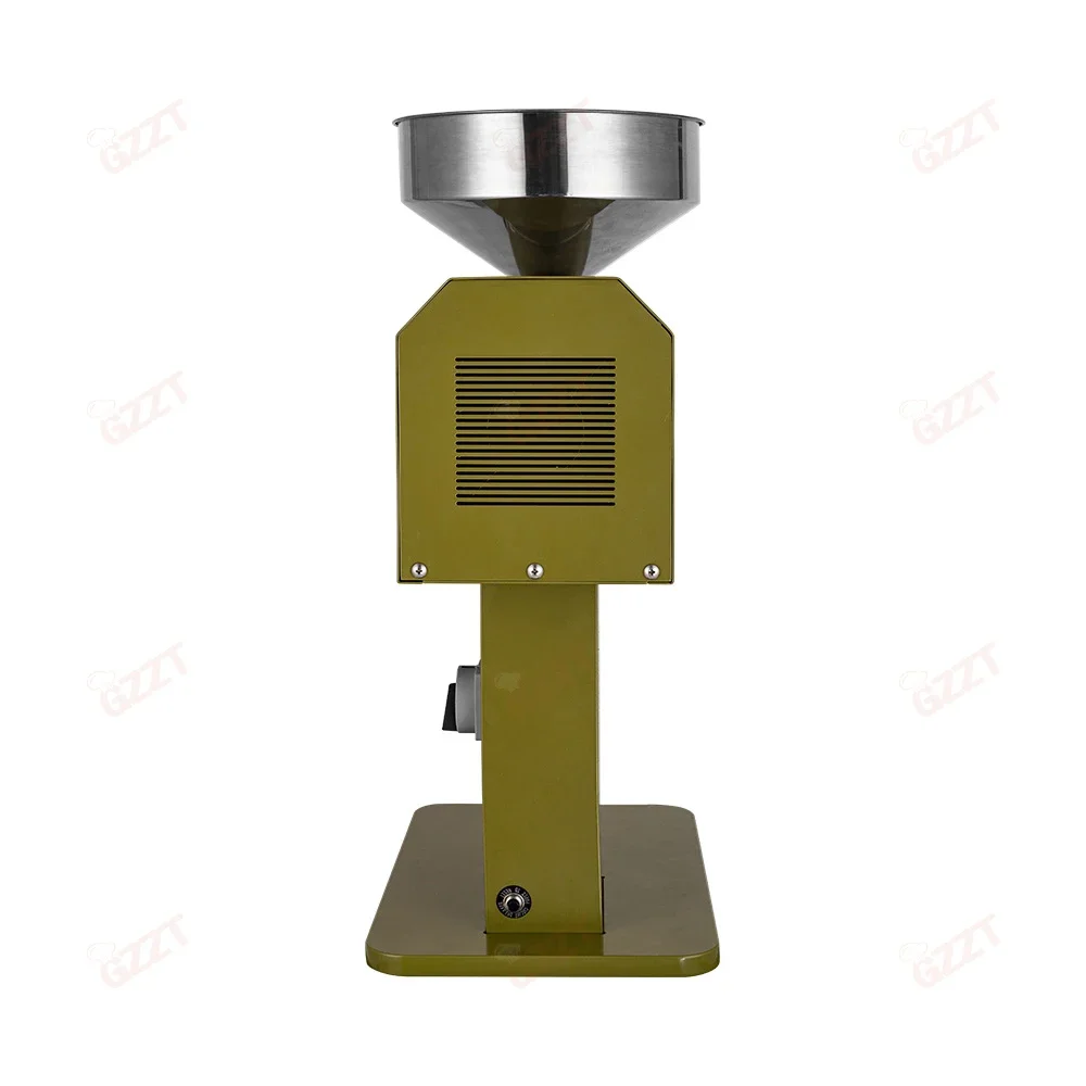 Industrial Coffee Grinder Machine 98mm Titanium Coating Flat Burr 30kg/h Enterprise Electric Coffee Grinder Large Bean Hopper