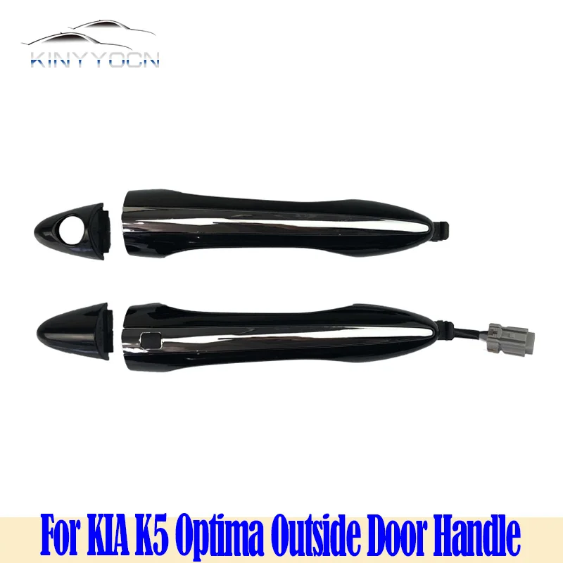 For KIA K5 Optima 2011-15 Car Door Pull Handle Cover Opening Handle Lid Doorknob Without spray paint Cap Hood Shell