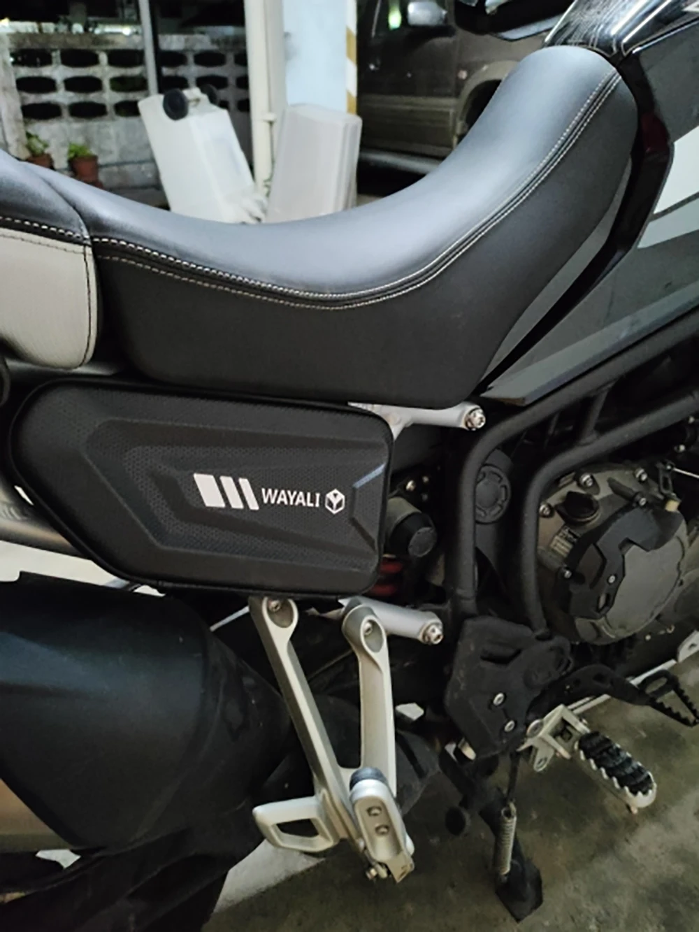 Motorcycle Bag Side Saddlebags Hard Shell Package Tool Bag For DUCATI Scrambler MONSTER 797 821 695 696 795 796 959 1200 S 1100