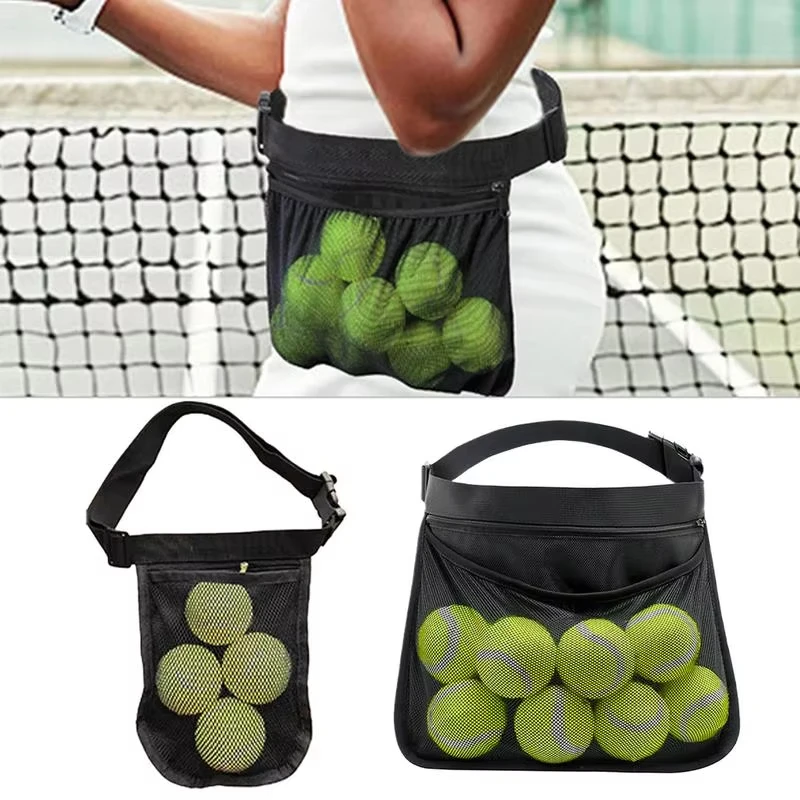 

Поясной держатель для теннисных мячей, поясная сумка для пиклбола, тренировочная поясная сумка, спортивные сумки для пинг-понга, гольфа, держатель для мячей, карманы
