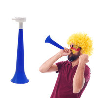 1x Cheer Plastic Horn Football Game Fans Cheerleading Props Vuvuzela Soccer Sports Tournam Children Kids Trumpet Random Color