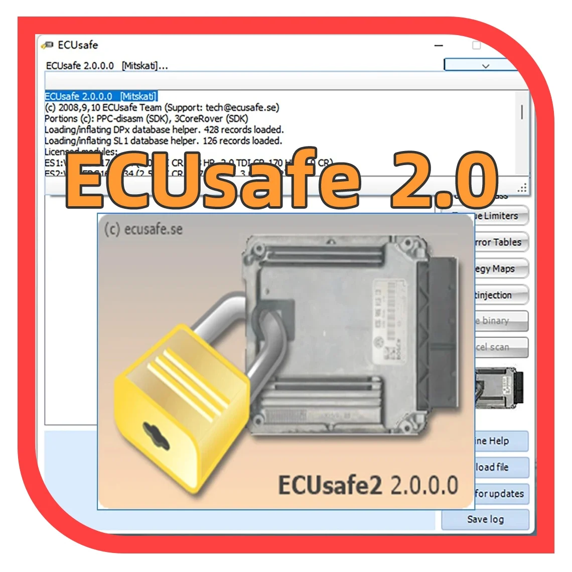 

2025 Hot Sale ECU Safe 2.0 Diagnostic Tool Diagnostic Tool Software For Car and Trucks for ecu programming ECUSafe 2.0 software