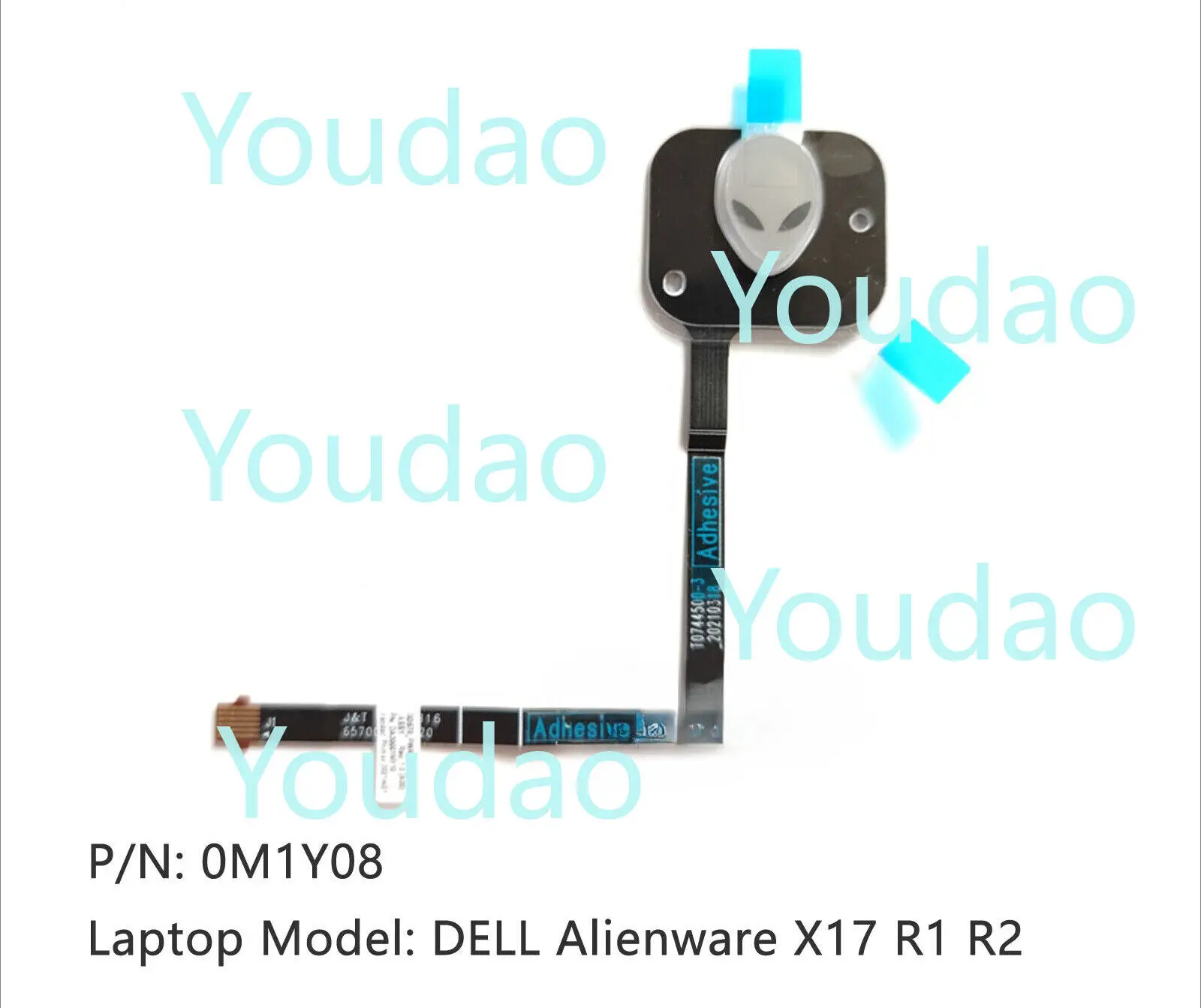 Baru untuk Dell ALIENWARE x17 R1 R2 papan tombol daya dengan kabel 0M1Y08 M1Y08