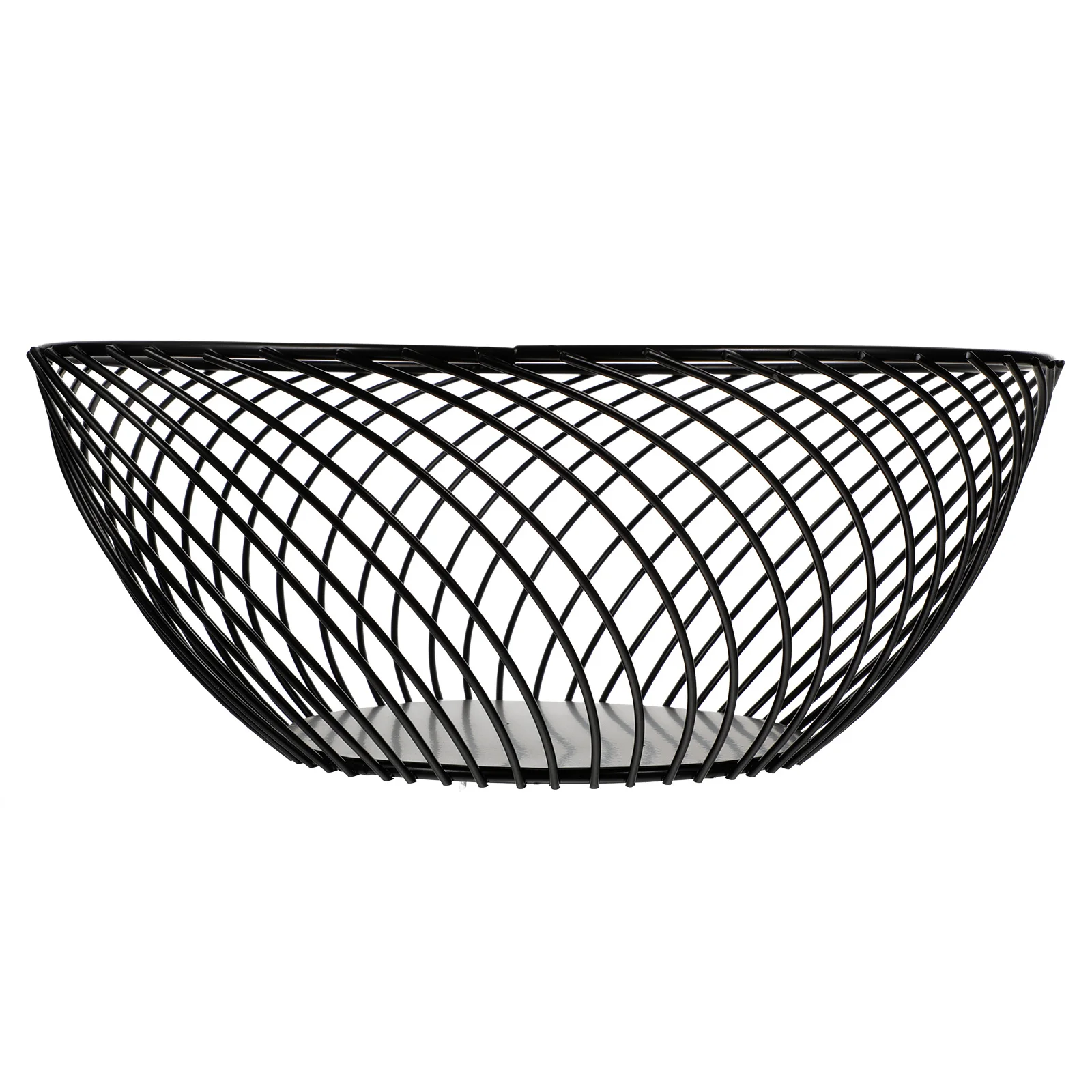 

Premium Iron Fruit Container Kitchen Counter Storage Basket Hollow Out Design Stylish Decor Iron Fruit Basket