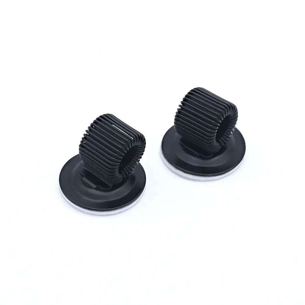 4Pcs Spring Pen Insert Multifunctional Self Adhesive Steel Pen Holder Desktop Storage Pen Holder Clip Office School Supplies