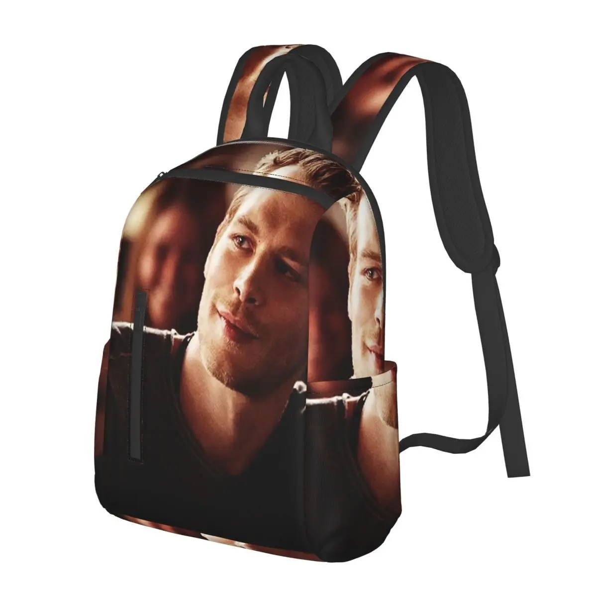 Klaus Mikaelson Student Backpack School Bag Hiking Travel Daypack for Boys Girls Bookbag Shoulder Bags