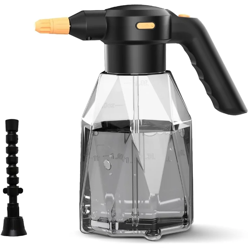 

B08B-Electric-Spray Extended Nozzle 2L Automatic Watering Can Rechargeable Battery Powered-Sprayer For Garden