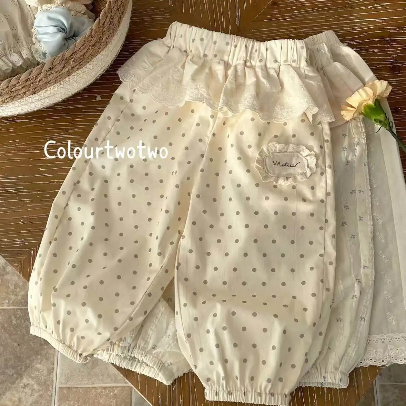 2026 new  printed women's comfortable soft versatile long pants, baby stylish mosquito proof pants