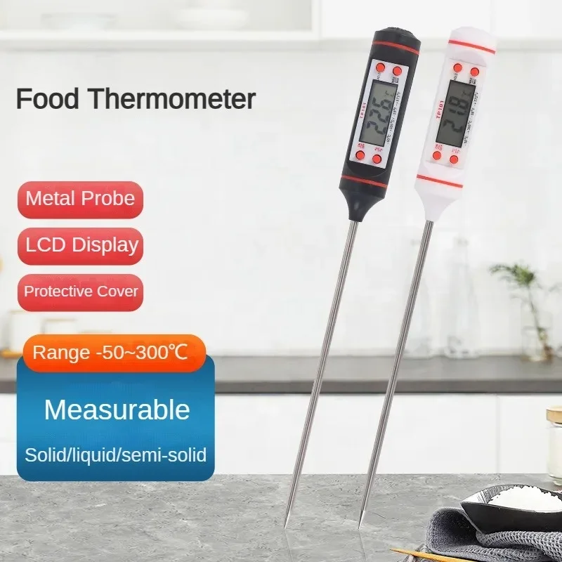 Portable Safety house hold Probe BBQ Instant Read Cooking Oven Oil Kitchen Digital Food Meat Thermometer