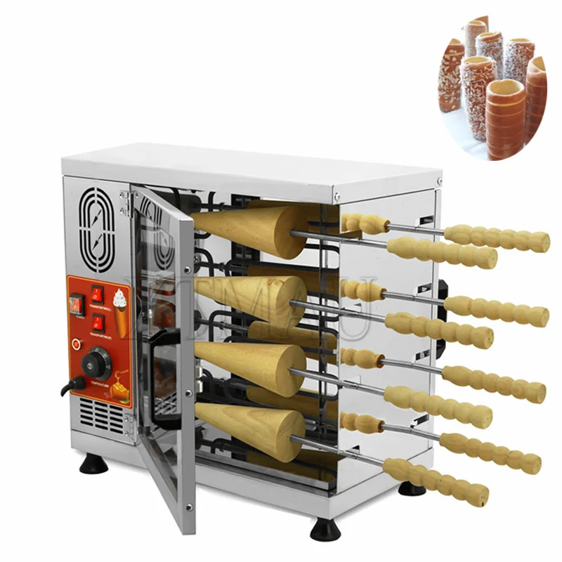 

NP-21 Chimney Cake Oven Machine Bakery Equipment Mini Making Machine Cooking Wooden Rolls Sticks