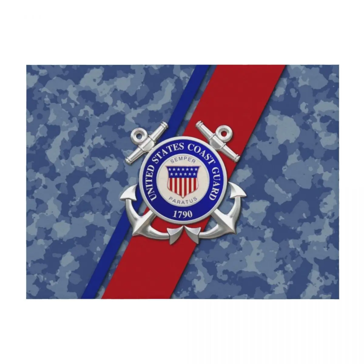 

US Coast Guard Throw Blanket Luxury Thicken for babies for winter Nap Blankets