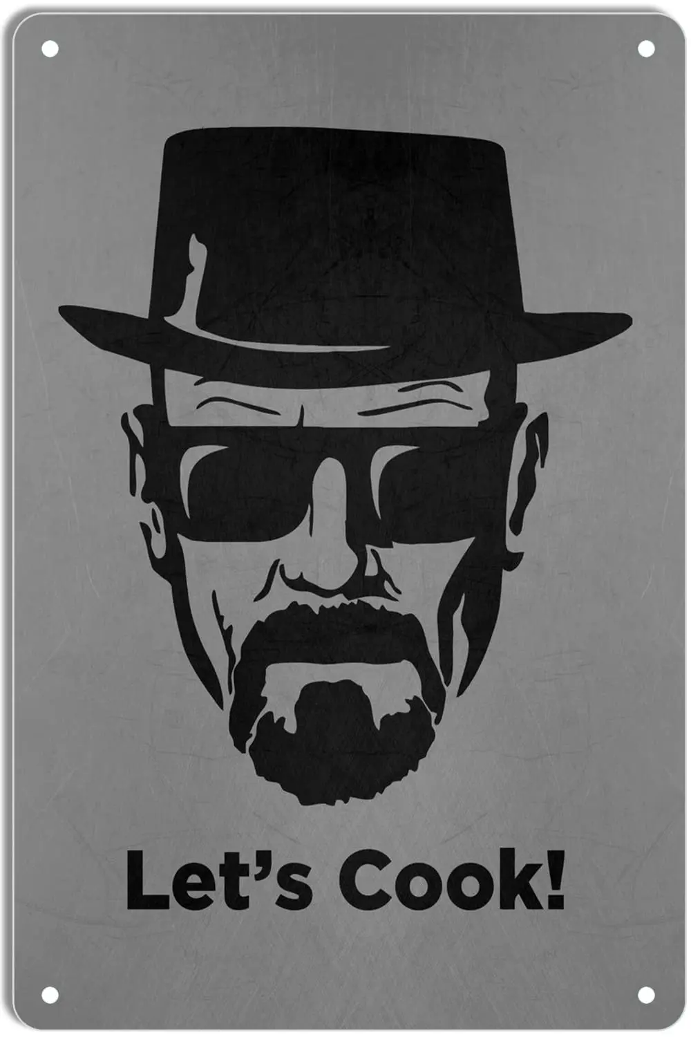 Breaking bad Lets Cook,Metal Tin Sign Wall Decor Fun Decoration for Home Kitchen Bar Pub Man Cafe Room Garage Vintage Retro Pla
