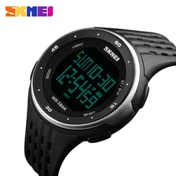 SKMEI 1219 Men Women Waterproof LED Sport Military Watches  Mens Ladies Digital Clock Relogio Masculino  Outdoor Sport Watches