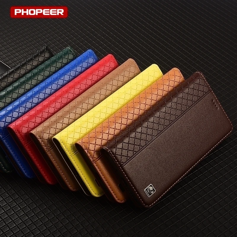 For Xiaomi Poco X6 X7 X8 Pro 5G Genuine Leather Case For Xiaomi Poco X5 X4 X3 X2 Pro 5G GT NFC Flip Magnet Slot Wallet Cover