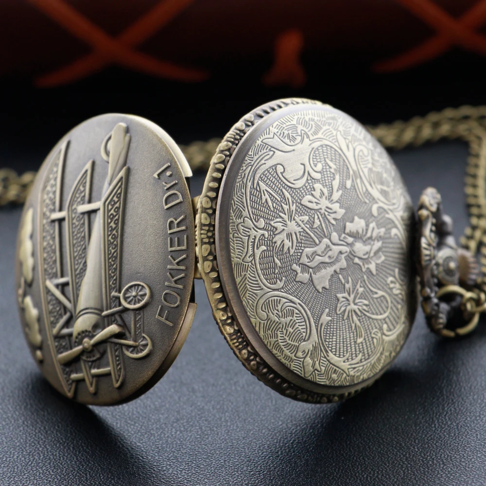 Ретро стимпанк самолет пилот значок кварцевые карманные часы время ожерелье кулон классические мужские и женские подарочные часы Reloj