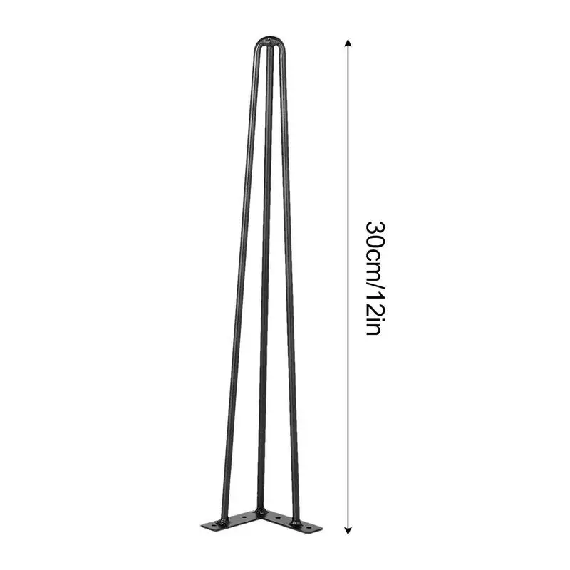 Patas de mesa de Metal, 2 patas de mesa de hierro, soporte de Base resistente, repuesto para banco, tocador, sofá, gabinete, estilo moderno