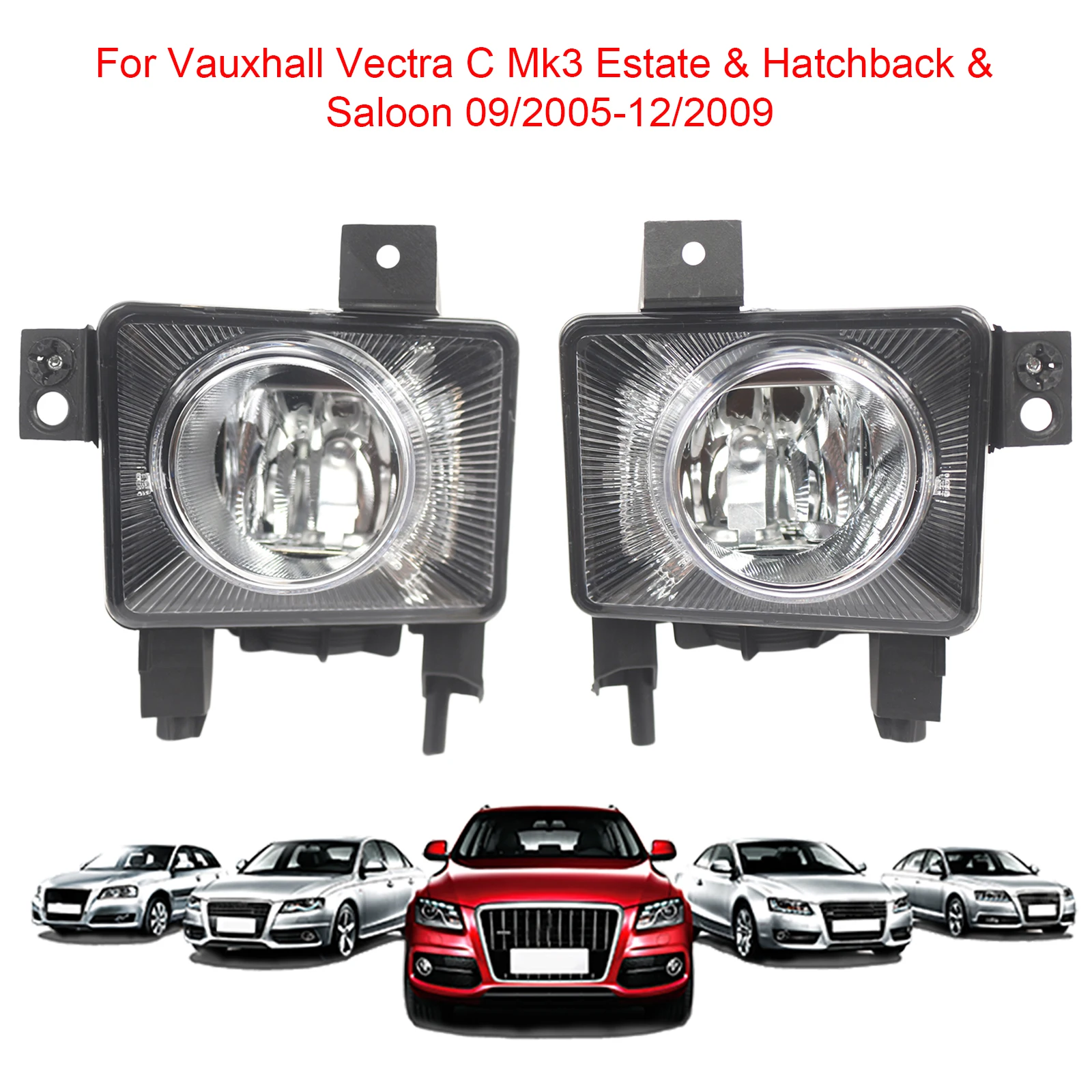 For Opel Vectra C Models (05-08) Front Bumper Anti Fog Light Excluding Bulb Rust Proof Fog Lights Fogging Lamps Car Accessories