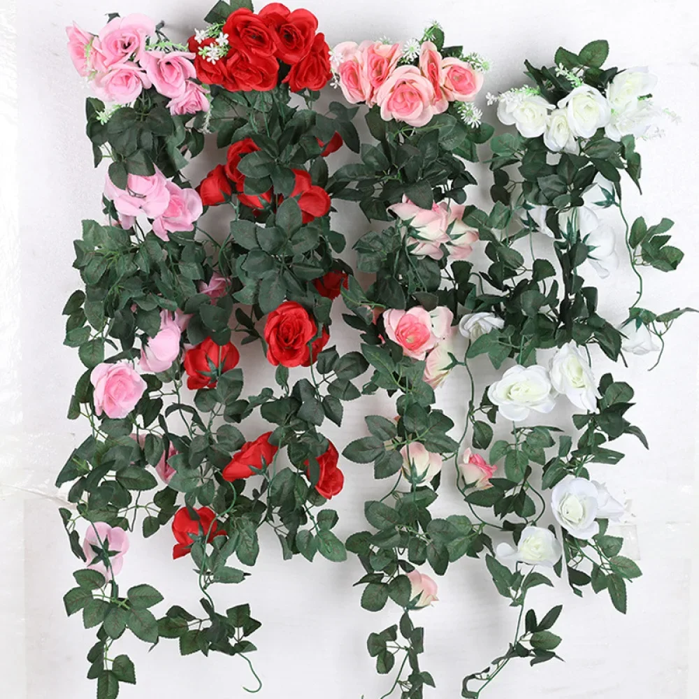 

Artificial Flower Decoration Simulation Valentine's Day Wedding Wall Hanging Basket Flower DIY Fake Flower Home Decoration