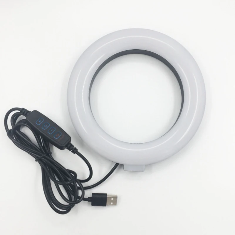 6" Photography Selfie Light 16CM LED Ring Light with Mobile Stand Support Tripod Ring Light for Live Video Streaming