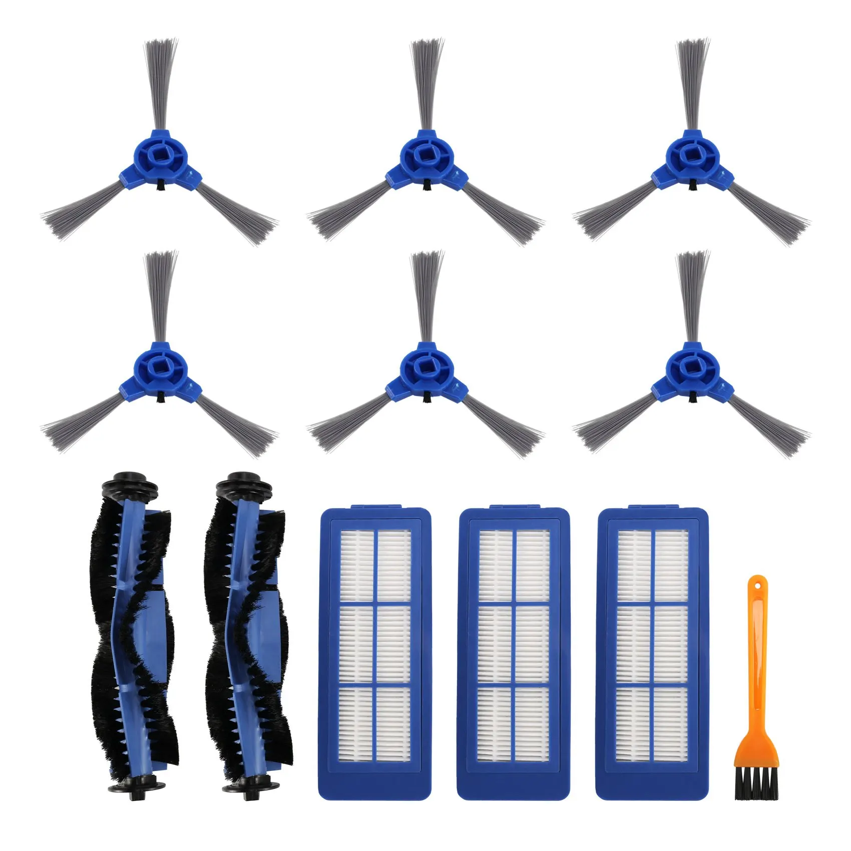 Juego para Eufy RoboVac 11S MAX,RoboVac 30C MAX, RoboVac G10, RoboVac G30, Edge- 13 piezas de repuesto filtro de cepillo