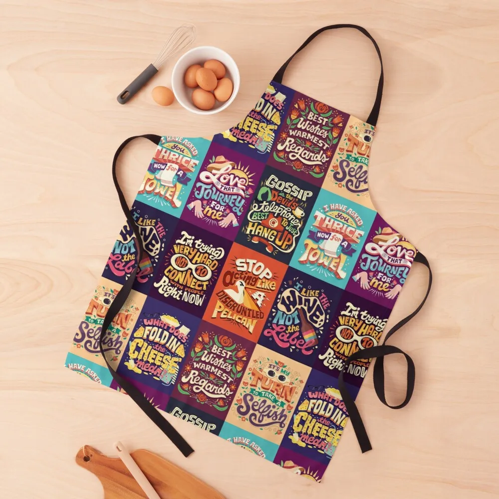 

SC Collage Apron aprons kitchen apron fashionable apron ladies