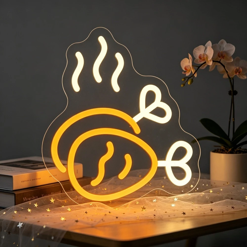 Commercial Kitchen Light - Roasted Chicken Drumstick Neon Light Sign