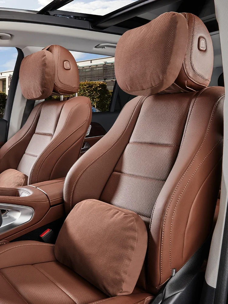 

Headrest and waist rest for Mercedes 20-2025 GLE W167 350 v167 coupe gls x167 450 500e 350d 53 amg trim accessories