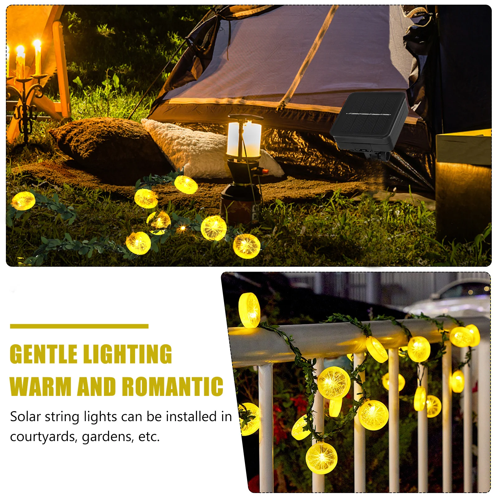 1Pcs Solar Rose Flower LED String Light Outdoor Garden Yard Decorative Lamp String Outdoor Solar Light