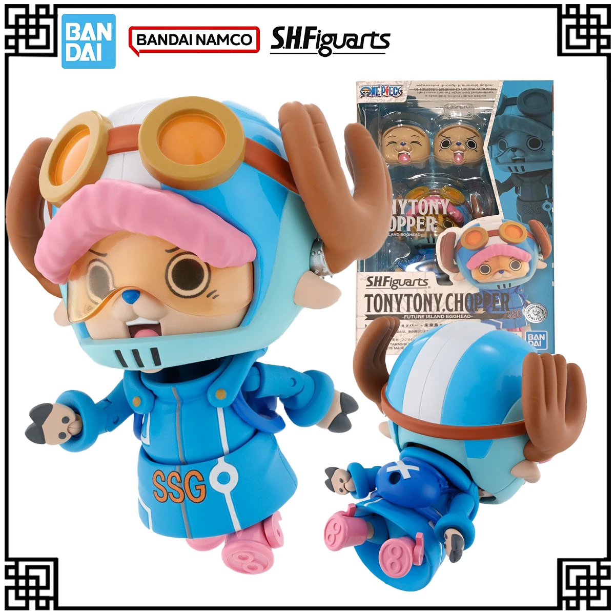 

В наличии, оригинальная Bandai SHF цельная аниме-фигурка TONYTONY CHOPPER, фигурки героев, игрушки для детей, рождественские подарки