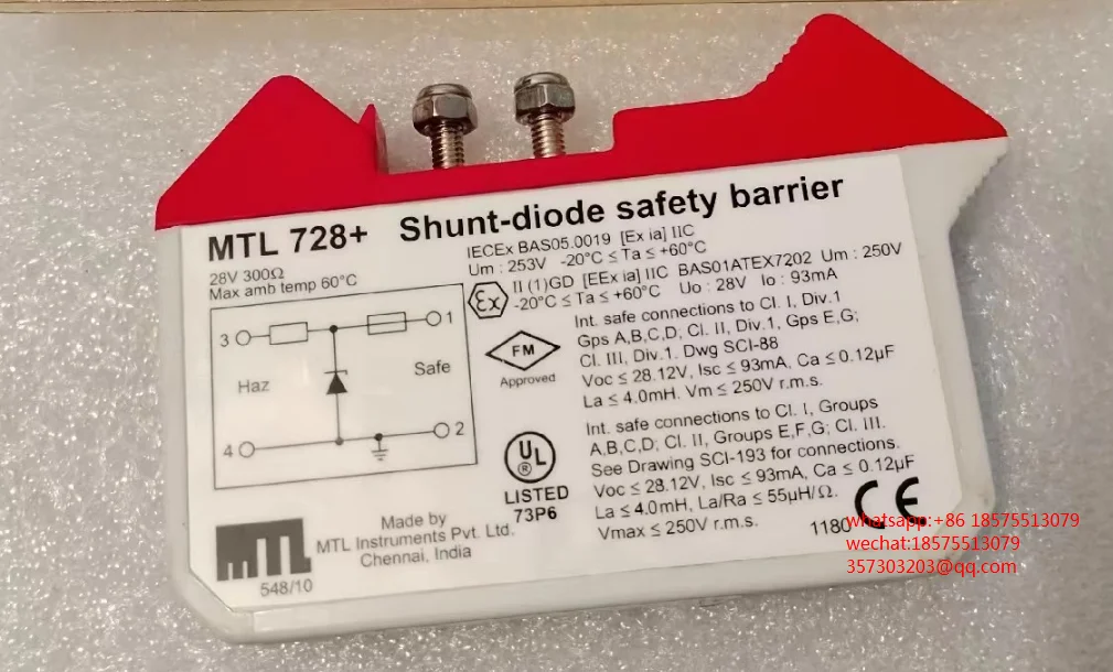 

For MTL MTL 728+ Shunt-diode Safety Barrier Safety Grid Isolation Grid New 1 Piece