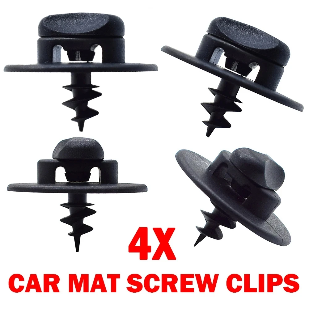 4Pcs Floor Mat Fixing Clips For VW Sharan Polo Passat Golf Bora For Audi For Seat Alhambra For Skoda Roomster Octavia Felicia