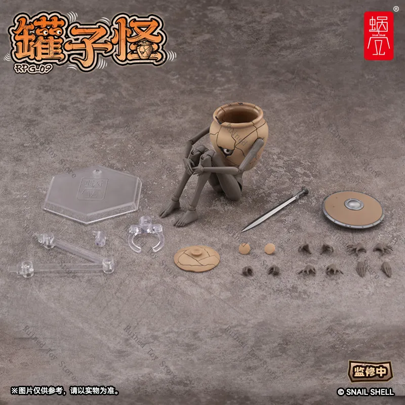 In Stock Genuine SNAIL SHELL RPG-09 1/12 Jar Monster Action Figure 6inch Full Set Model Toys Ornament