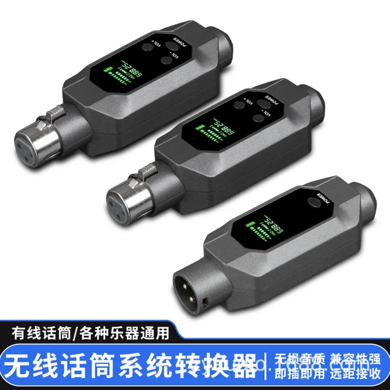 Factory Direct Sales Microphone Wireless Microphone System Grenade Transmitter Receiver Wired Support M