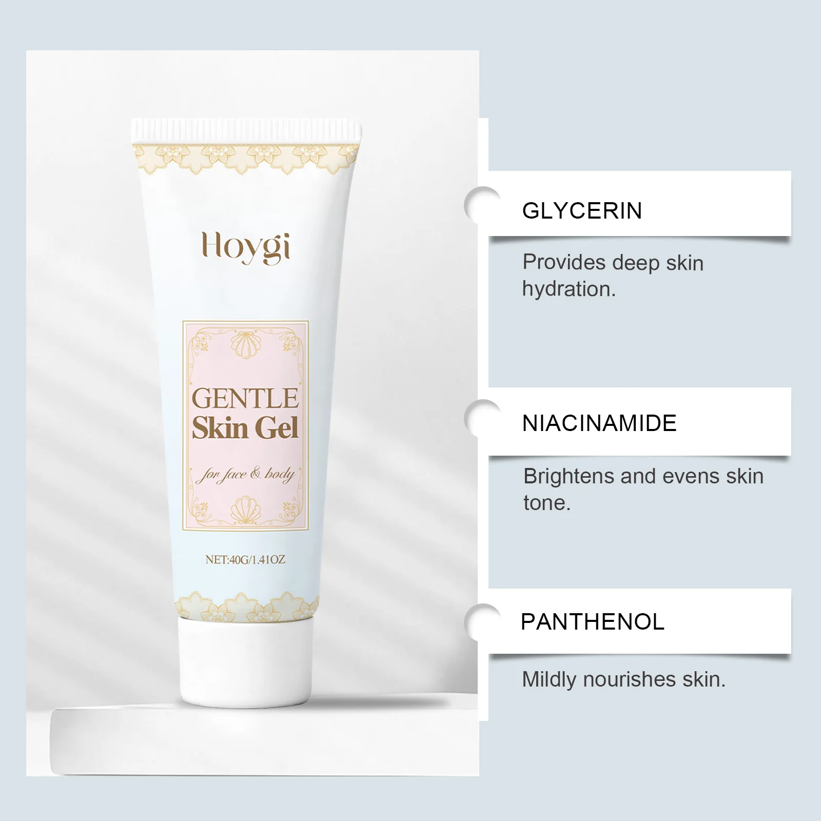 كريم جل مرطب للمكياج الاحترافي نياسيناميد لا تشوبه شائبة زجاج متوهج طبيعي للتحكم في زيت البشرة تنعيم قاعدة مكياج مرطب للوجه #2