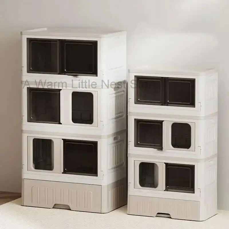 

Cat Cages Home Multi-layer Cat Villa Toilet Cat Litter Box Integrated Kitten Cat House Free Space Cat Cage House Cat Supplies