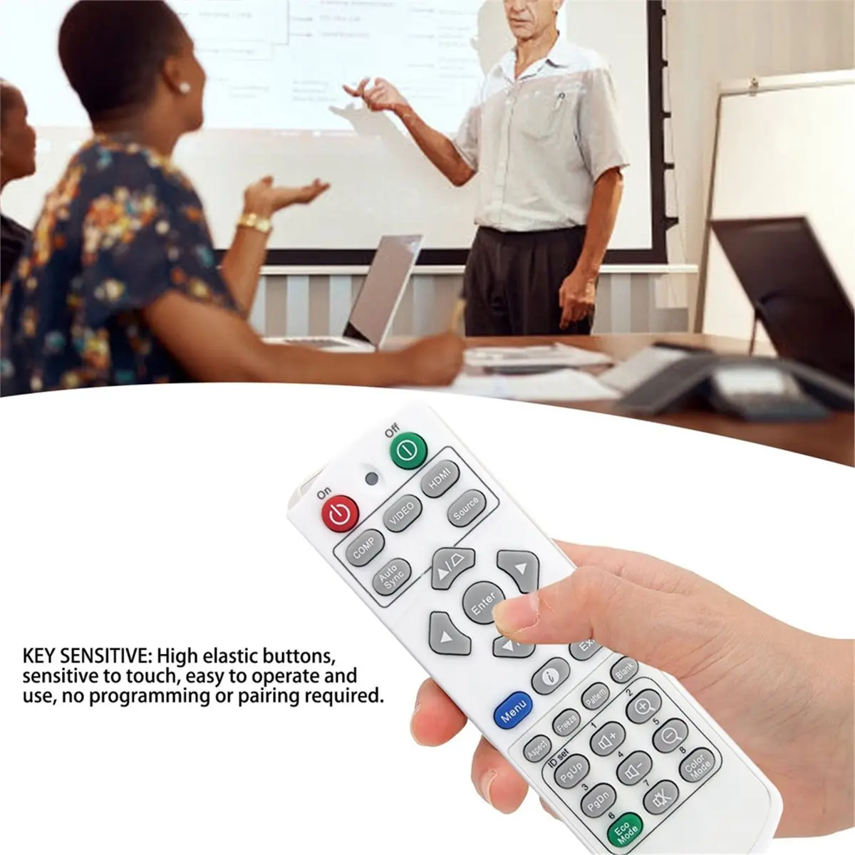 HAPPYDAY~ Replace Q-3101 Remote Control for Projectors PA500S PA503S PA503SP PA503W PA503X PA503XP PG700WU PS500X PS501W