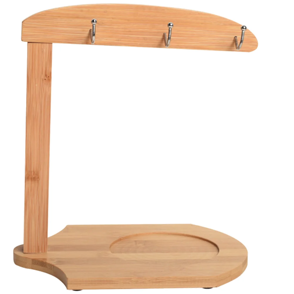 

Bamboo Cup Holder Coffee Mug Organizer Drying Rack Storage Stand Household Kitchen Utensil Dish Plate Holder Water Glass
