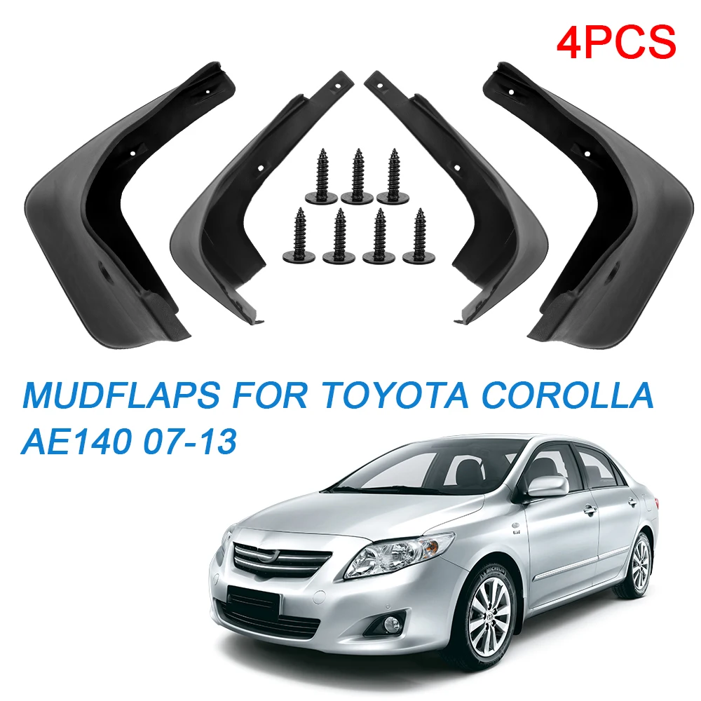 4 шт./комплект, брызговики для Toyota Corolla AE140 2007-2013