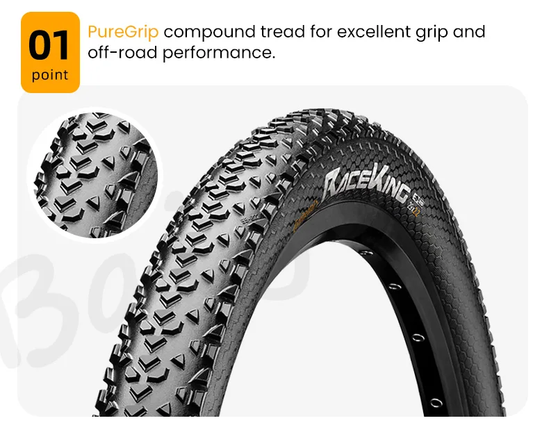 Continental Race King Reifen Felge 29 26 27 MTB 180TPI Fahrrad Faltreifen Pannensicher Mountainbike Tubeless Reifen Pneu Aro 29 – Detail 11