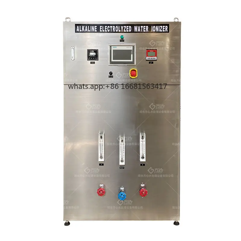 Factory Direct SalesFangxin Electrolytic Alkaline Water Equipment Source Factory Ph Small Molecule Groups 1-Year Warranty 1T/Hou