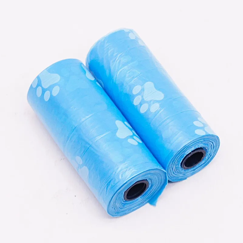 1 Roll Pet Dog Poop Bags Dispenser Collector Garbage Bag Puppy Cat Pooper Scooper Bag Small Rolls Outdoor Clean Pets Supplies